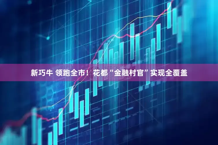 新巧牛 领跑全市！花都“金融村官”实现全覆盖