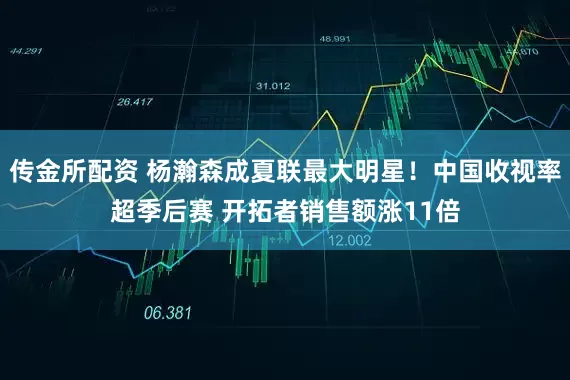 传金所配资 杨瀚森成夏联最大明星！中国收视率超季后赛 开拓者销售额涨11倍