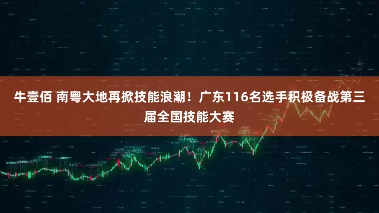 牛壹佰 南粤大地再掀技能浪潮！广东116名选手积极备战第三届全国技能大赛