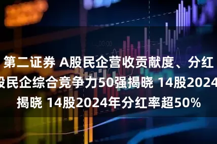 第二证券 A股民企营收贡献度、分红率创新高！A股民企综合竞争力50强揭晓 14股2024年分红率超50%